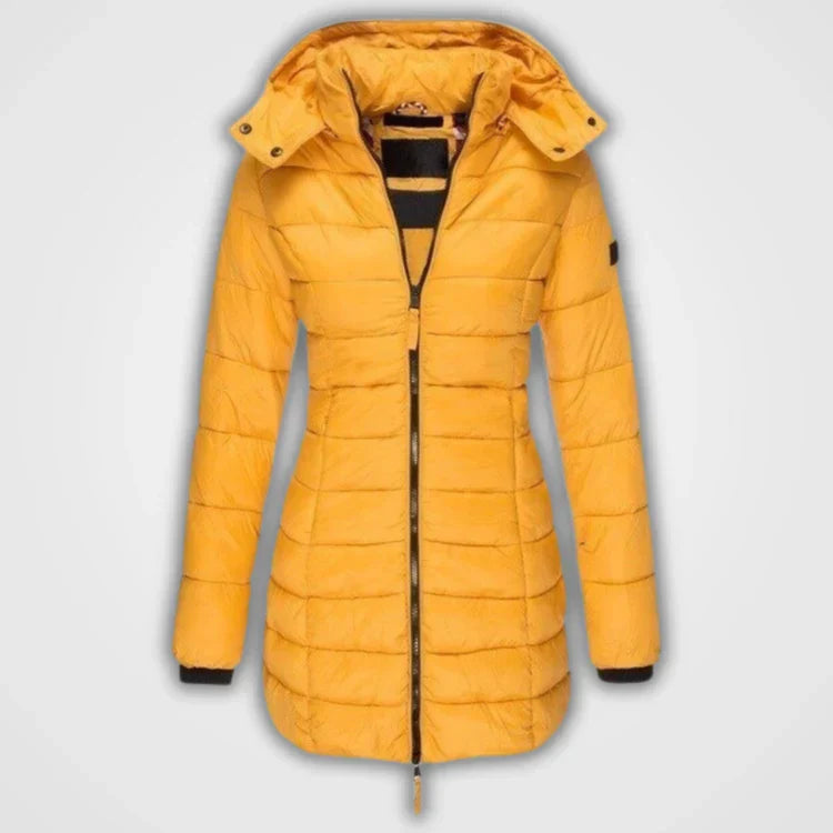 Manteau Long Matelassée à Capuche pour Femme | Idéale pour l’Hiver