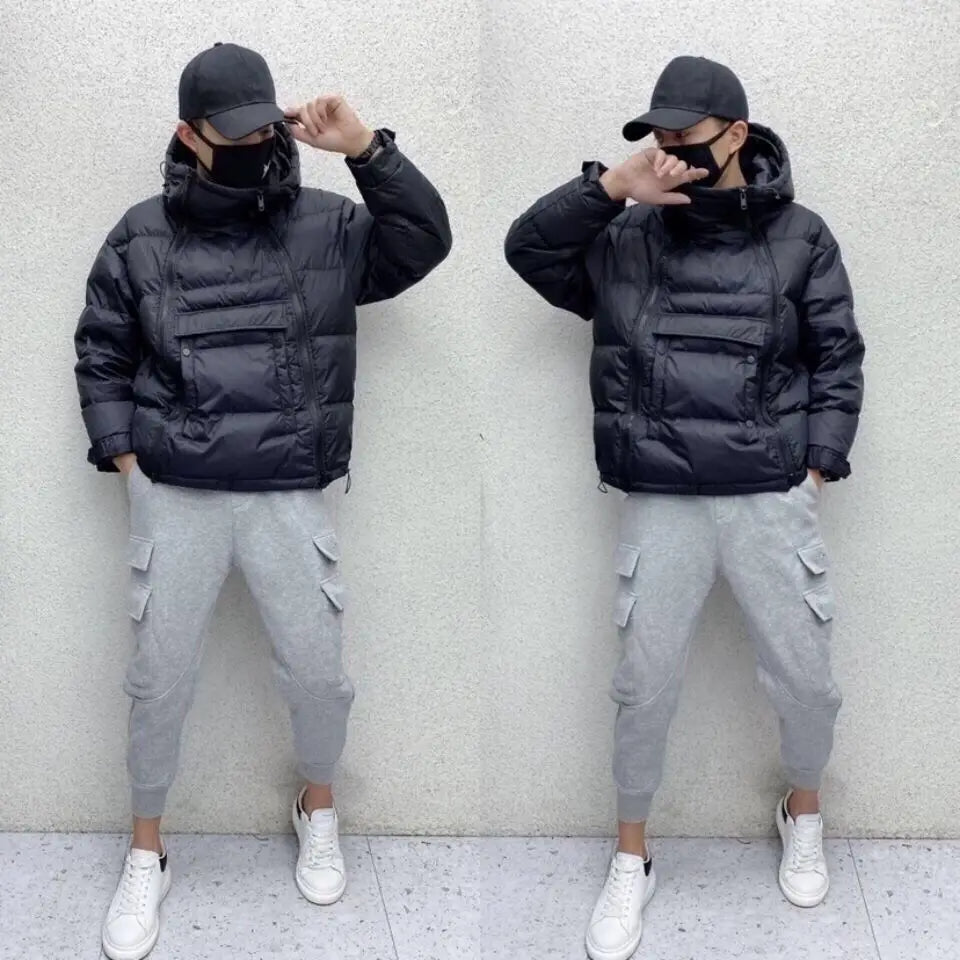 Veste Matelassée avec Fermeture Éclair et Poches pour Homme | Idéale pour l’Hiver