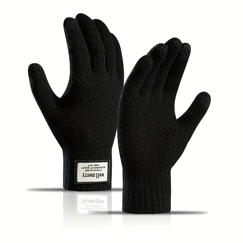 Gants Tricotés avec Fonction Écran Tactile pour Homme | Idéal pour l’Hiver