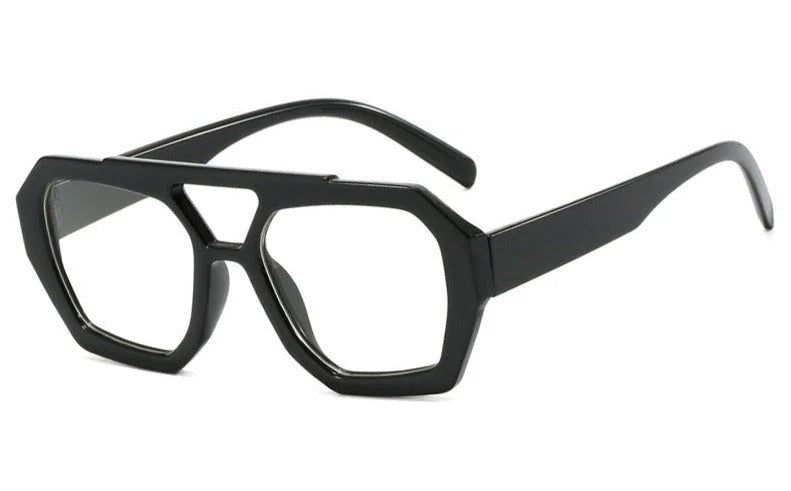 Lunettes de Soleil à Monture Carrée Oversize avec Protection UV pour Femme | Idéales pour l’Été et les Vacances