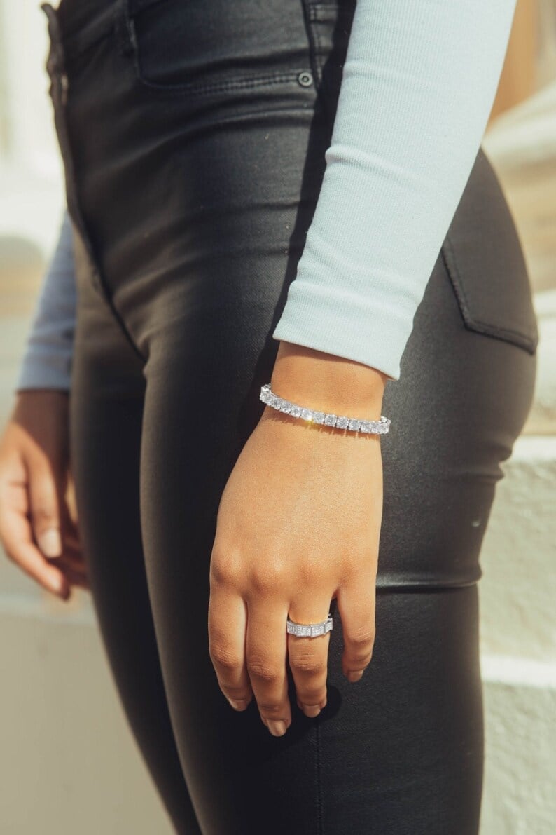 Bracelet À Maillons avec Fermoir Pliant pour Unisexe | Idéal pour Les Occasions Spéciales