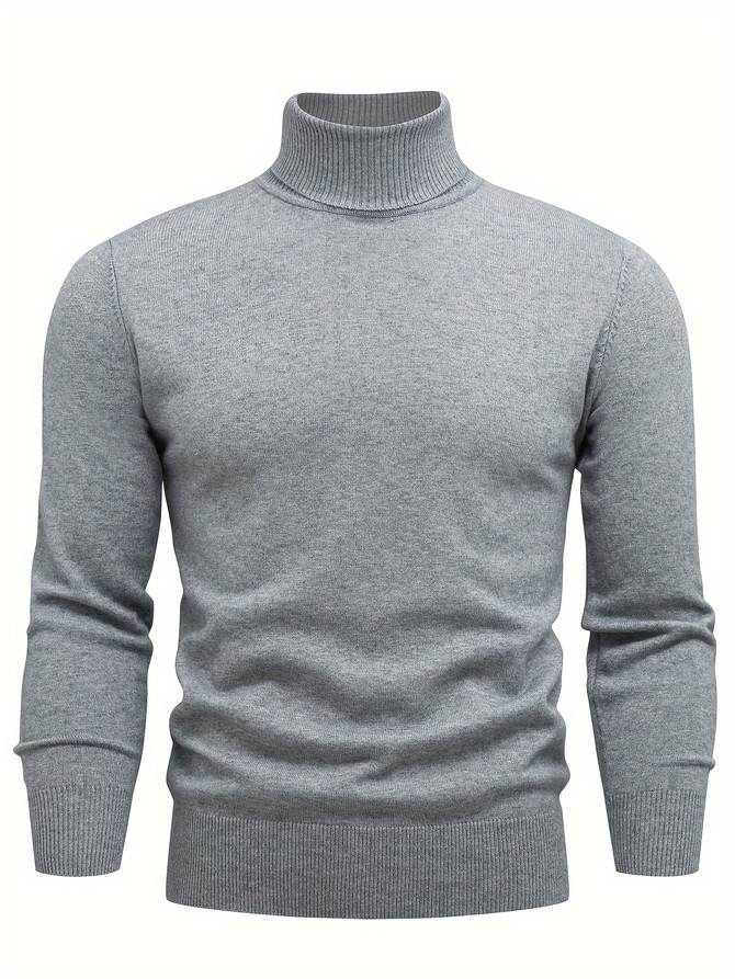 Pull Col Roulé à Manches Longues pour Homme | Idéal pour l’Automne et l’Hiver