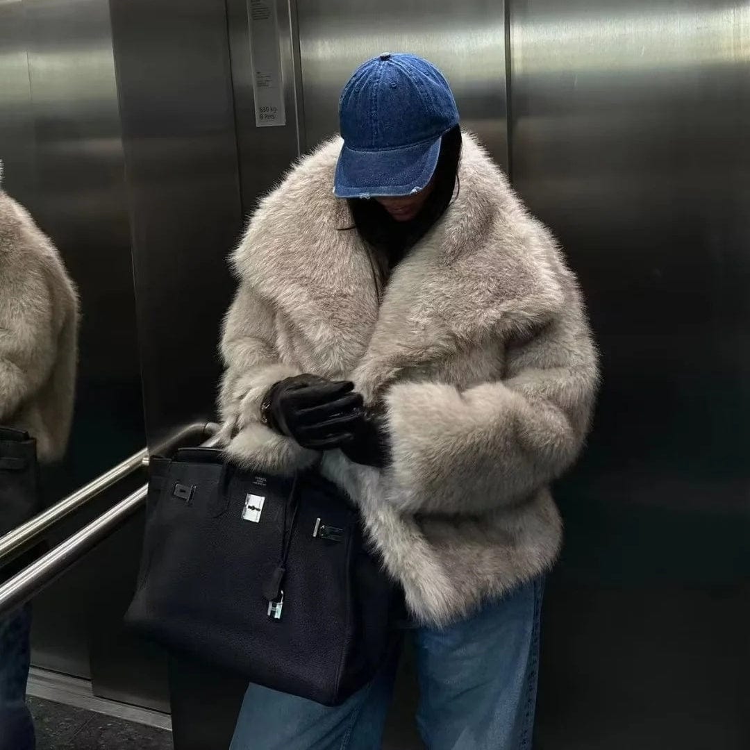 Manteau Long avec Coupe Ample et Manches Longues pour Femme | Idéal pour l’Hiver