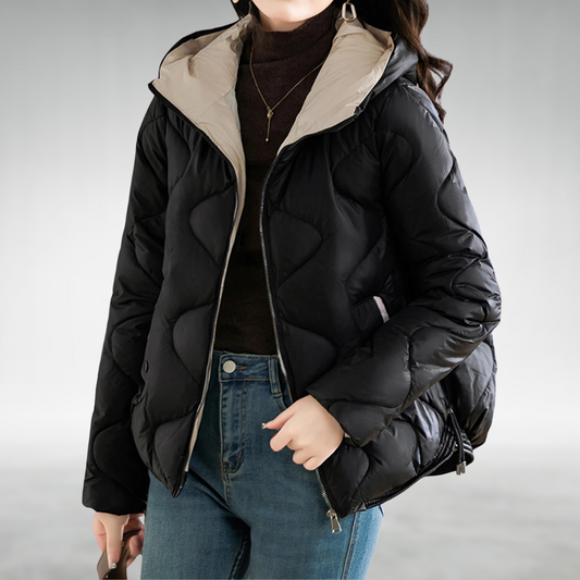 Veste Matelassée à Capuche pour Femme | Idéale pour les Journées Froides
