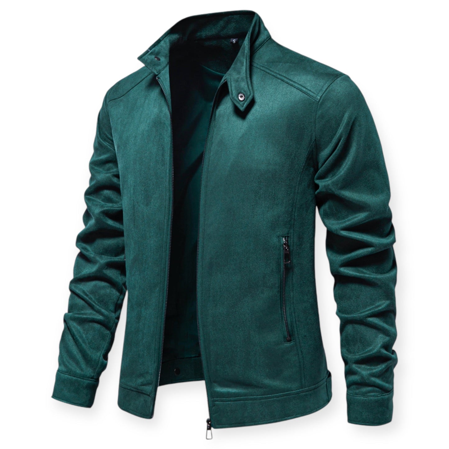 Veste Zippée À Col Montant pour Hommes | Idéale pour Les Sorties Quotidiennes