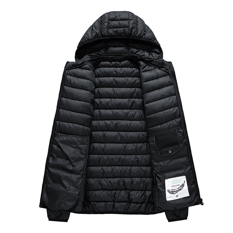 Veste Matelassée avec Capuche Amovible pour Homme | Idéale pour l’Automne et l’Hiver