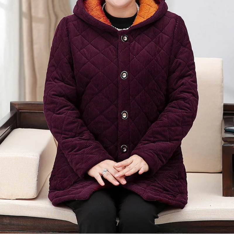 Veste Matelassée Avec Doublure Polaire Et Manches Longues Pour Femme | Idéale Pour La Saison Automne-Hiver
