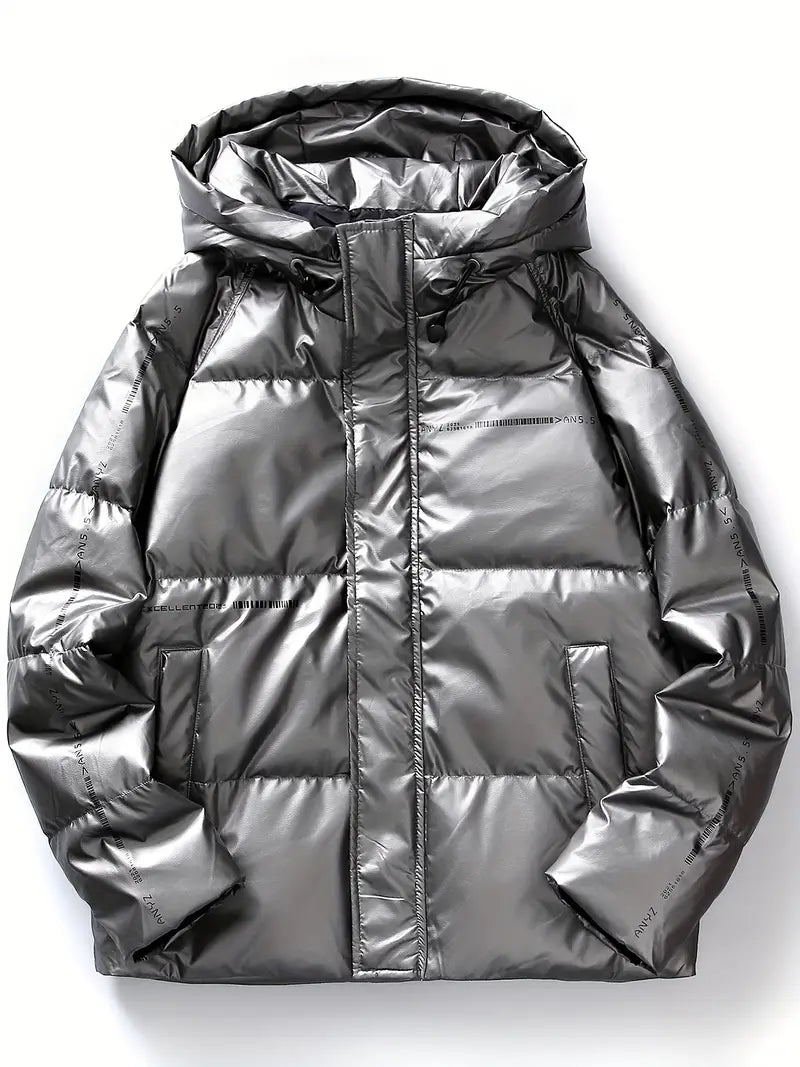 Veste Matelassée avec Fermeture Éclair et Poches pour Homme | Idéale pour l’Hiver
