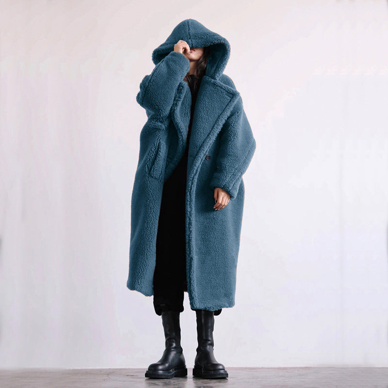 Manteau Matelassé Long avec Boutons pour Femme | Idéal pour La Saison Hivernale