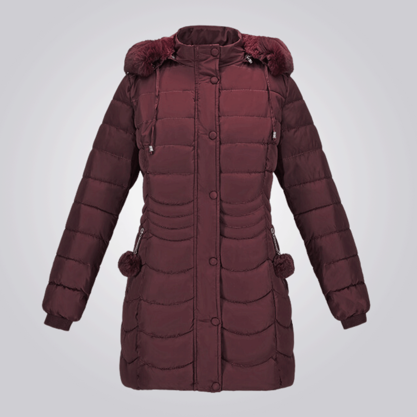 Manteau Long avec Capuche Amovible pour Femme | Idéal pour l’Hiver