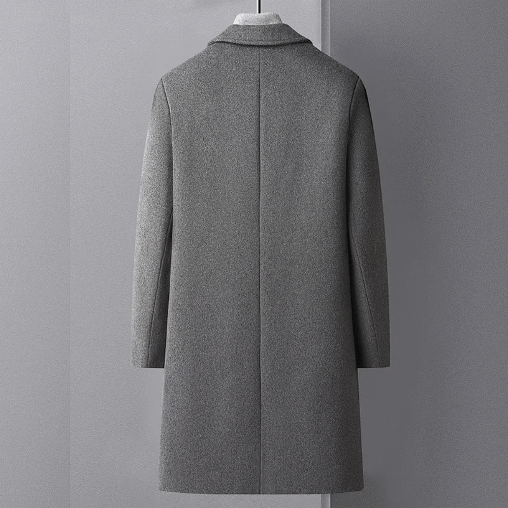 Manteau Long avec Fermeture À Boutons pour Homme | Idéal pour La Saison Froide
