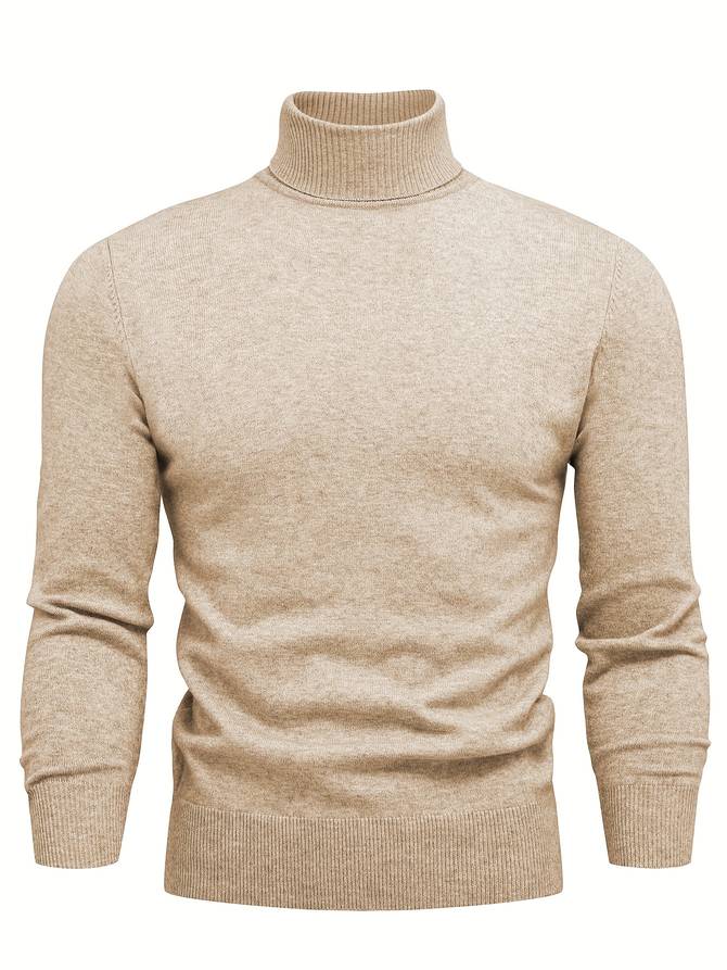 Pull Col Roulé à Manches Longues pour Homme | Idéal pour l’Automne et l’Hiver