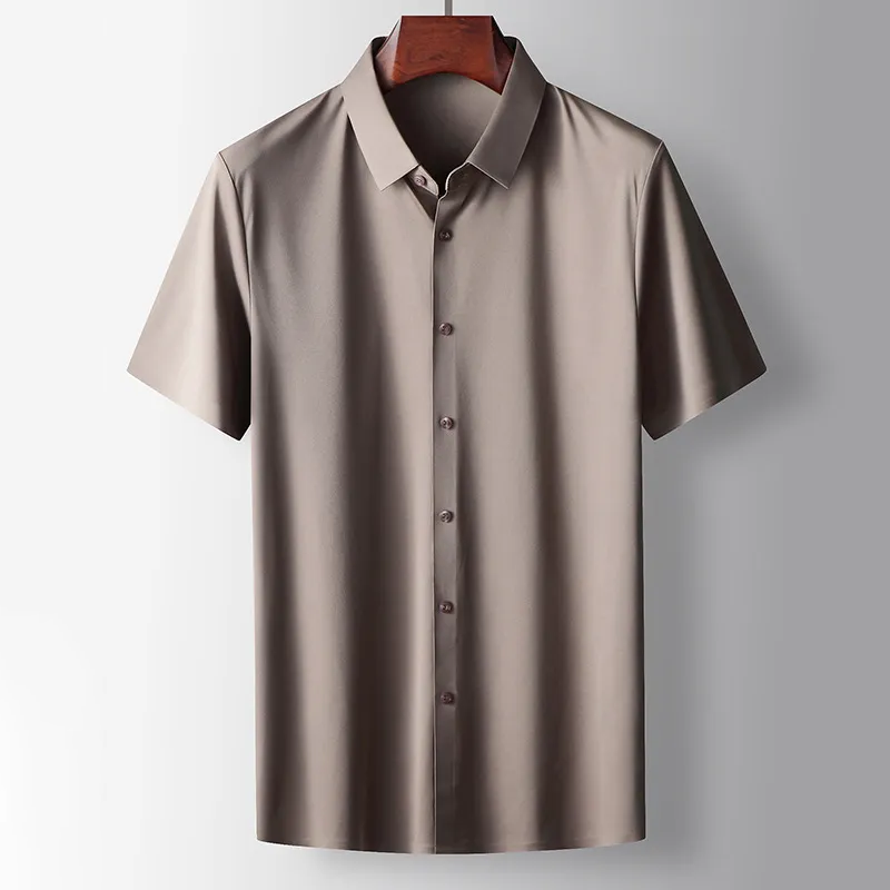 Chemise à Coupe Droite avec Col Classique pour Homme | Idéale pour le Bureau et les Loisirs