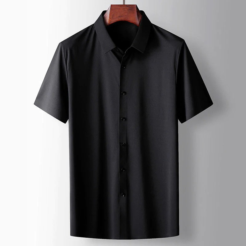Chemise à Coupe Droite avec Col Classique pour Homme | Idéale pour le Bureau et les Loisirs