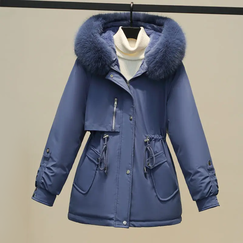 Manteau d’Hiver Matelassé avec Capuche pour Femme | Idéal pour la Saison Froide
