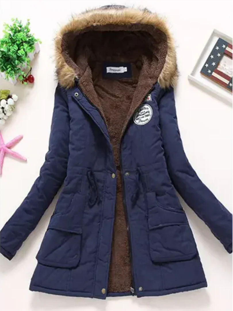 Veste d’Hiver avec Capuche et Doublure Intérieure pour Femmes | Idéale pour le Quotidien
