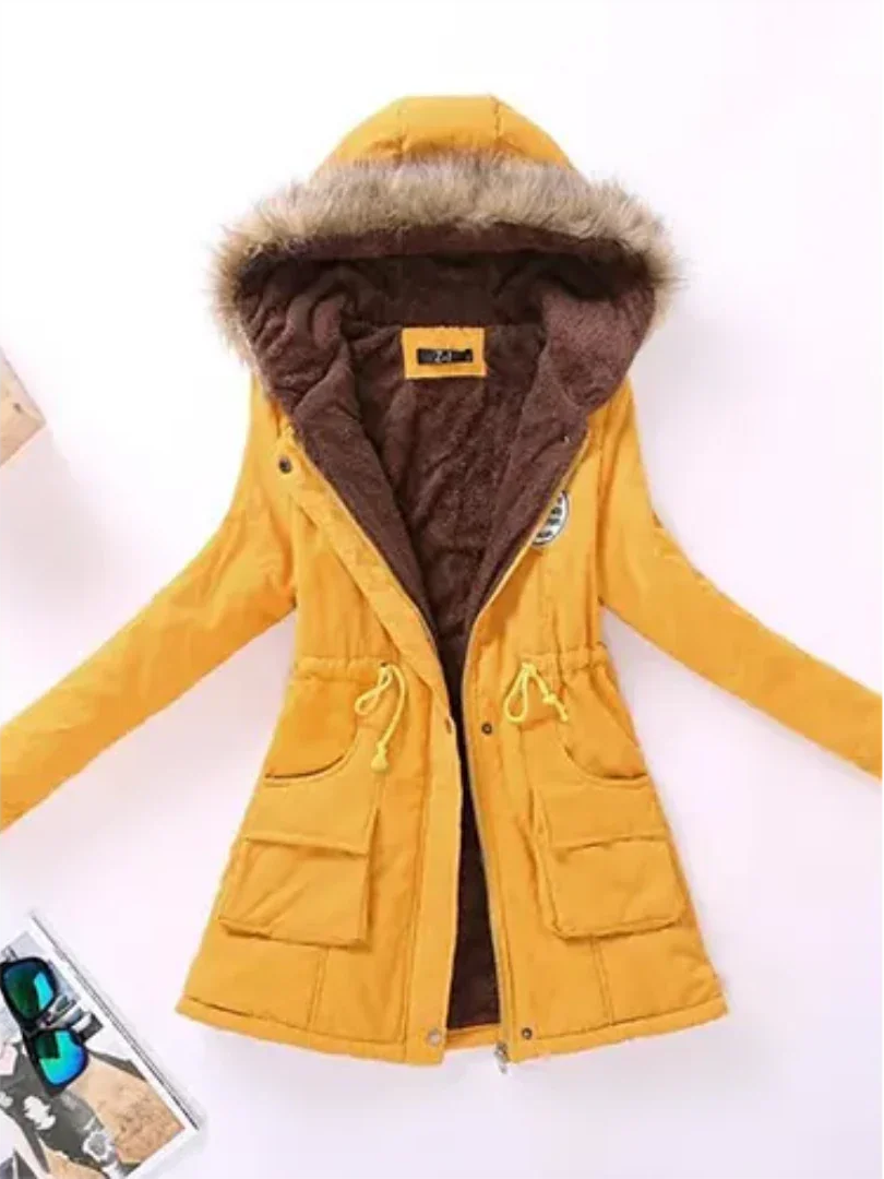 Veste d’Hiver avec Capuche et Doublure Intérieure pour Femmes | Idéale pour le Quotidien