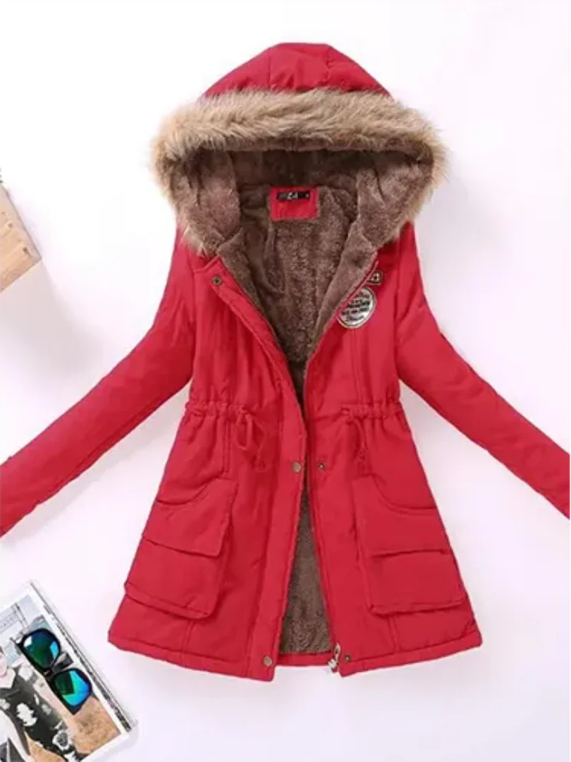 Veste d’Hiver avec Capuche et Doublure Intérieure pour Femmes | Idéale pour le Quotidien