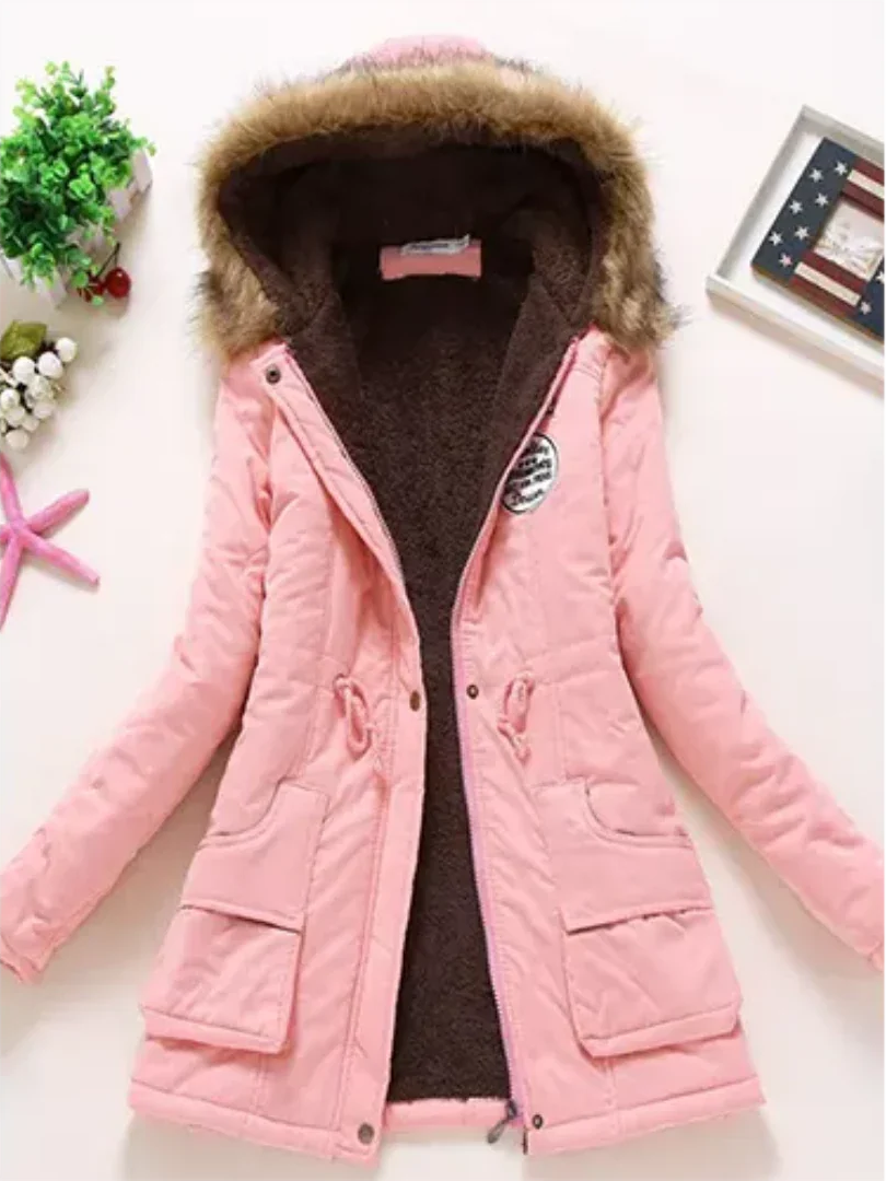 Veste d’Hiver avec Capuche et Doublure Intérieure pour Femmes | Idéale pour le Quotidien