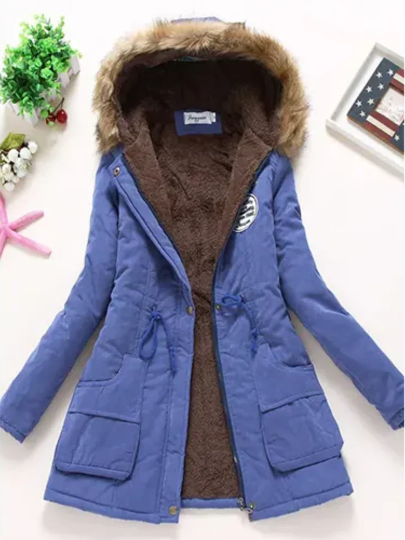 Veste d’Hiver avec Capuche et Doublure Intérieure pour Femmes | Idéale pour le Quotidien
