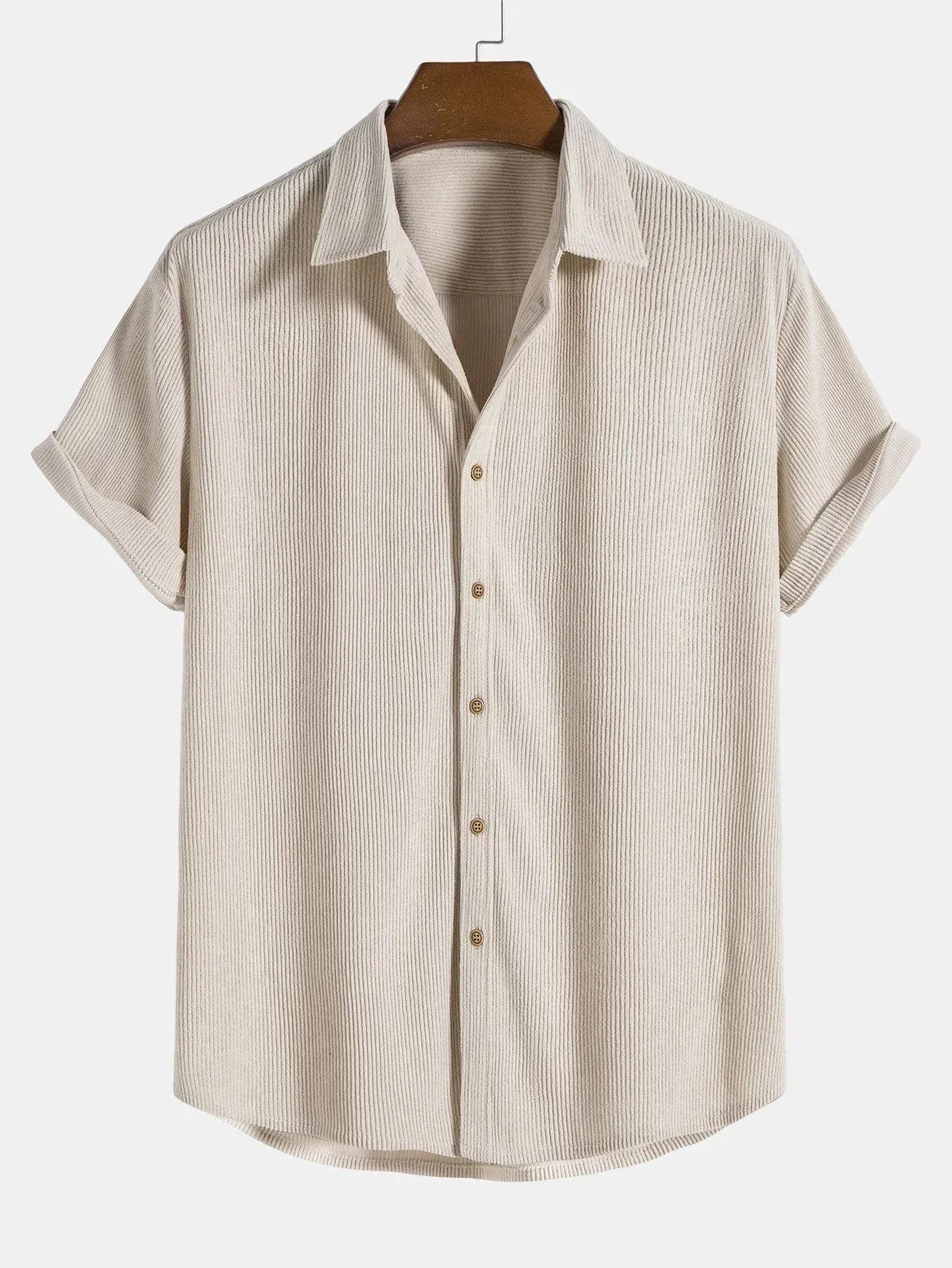 Chemise à Manches Courtes avec Coupe Classique pour Homme | Idéale pour le Printemps et l'Été