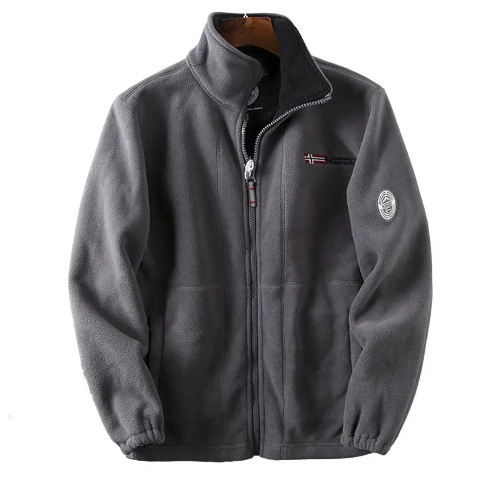 Veste Courte À Manches Lanterne avec Fermeture Zippée pour Hommes | Idéale pour L'Automne Et L'Hiver