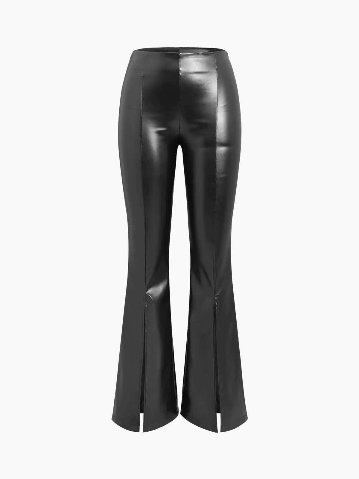 Pantalon Évasé avec Fentes Avant pour Femme | Idéal pour le Bureau ou les Sorties