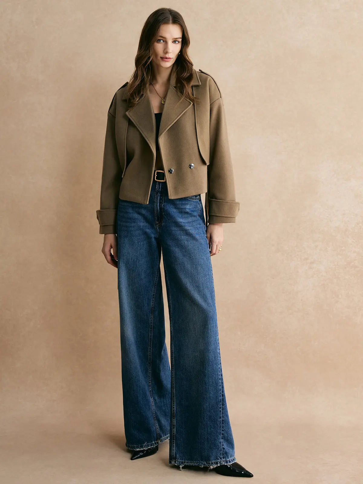 Veste Ceinturée pour Femme | Idéale pour L’Automne Et L’Hiver