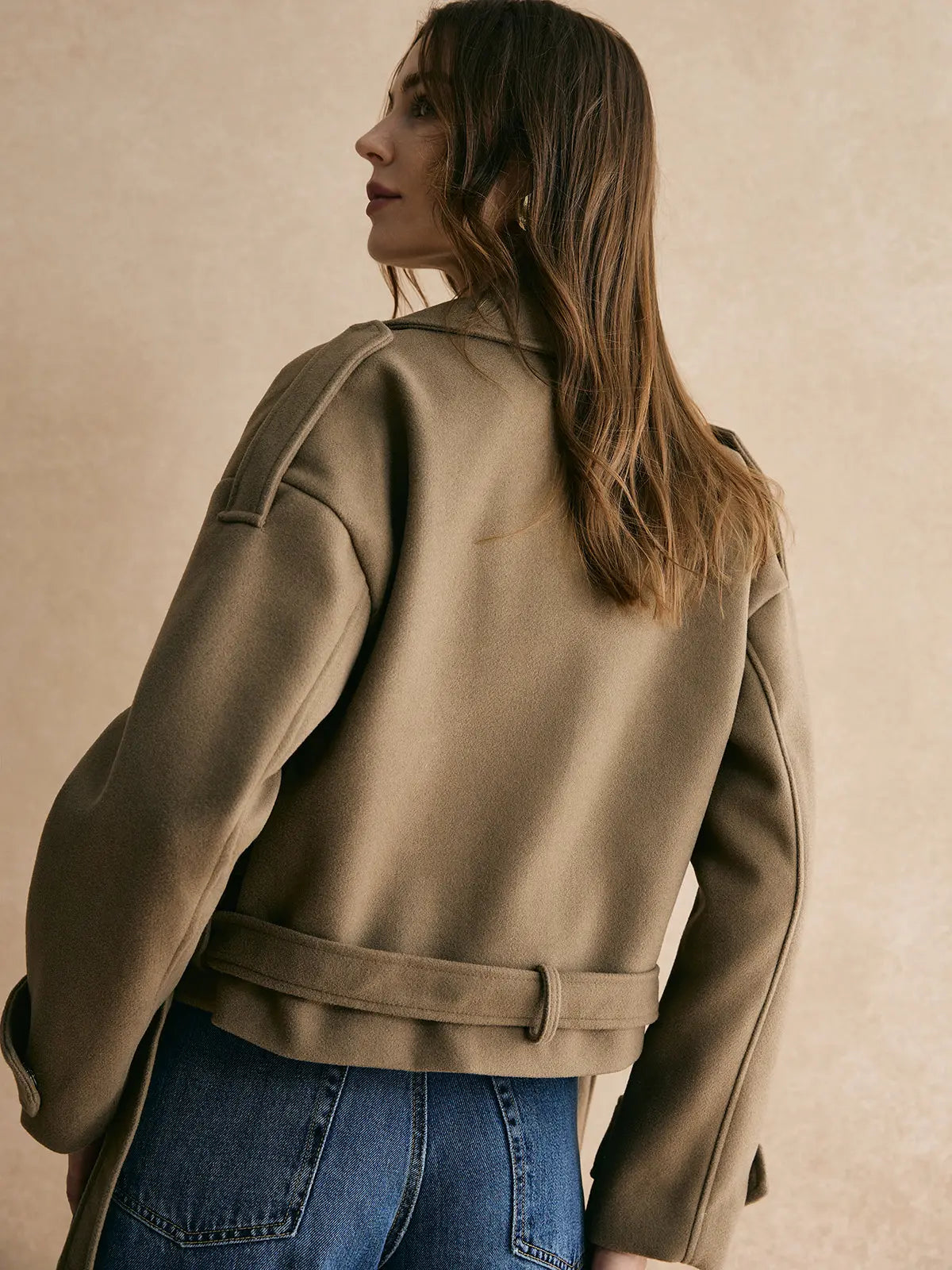 Veste Ceinturée pour Femme | Idéale pour L’Automne Et L’Hiver