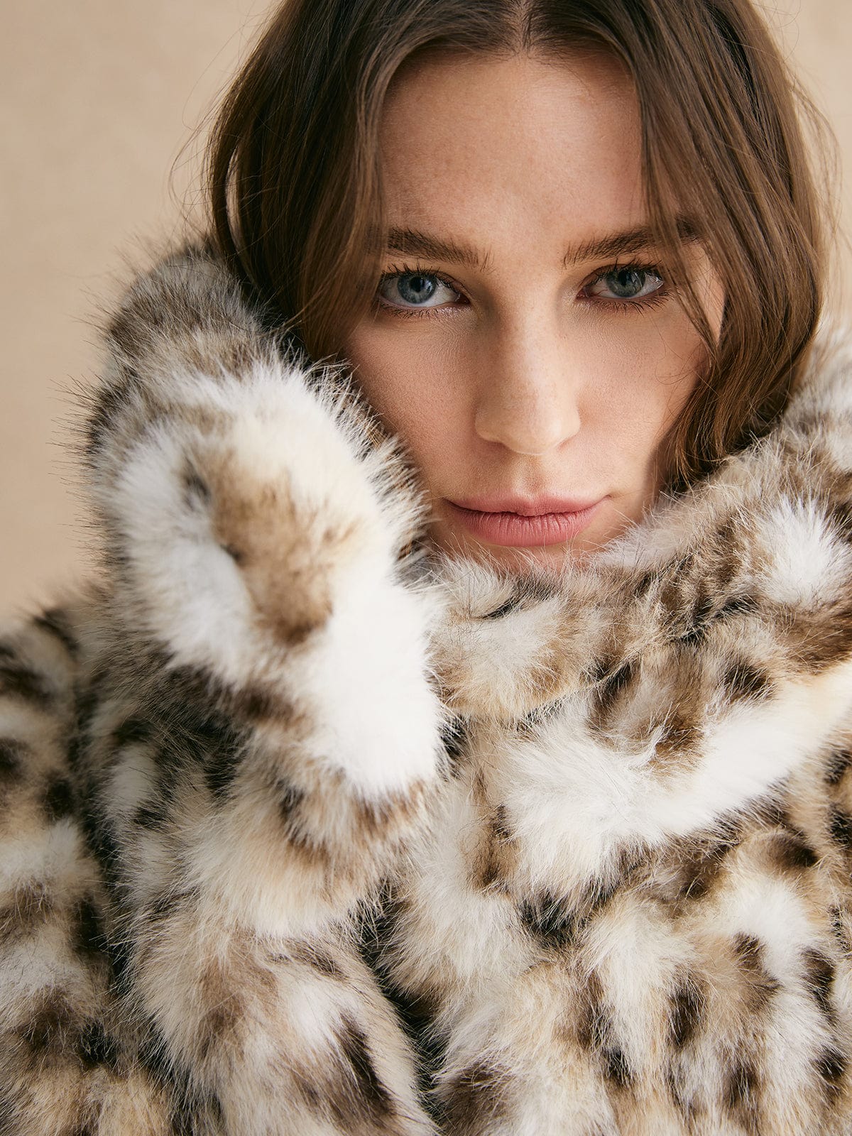 Veste À Motif Léopard pour Femme | Idéale pour L’Hiver Et Les Sorties