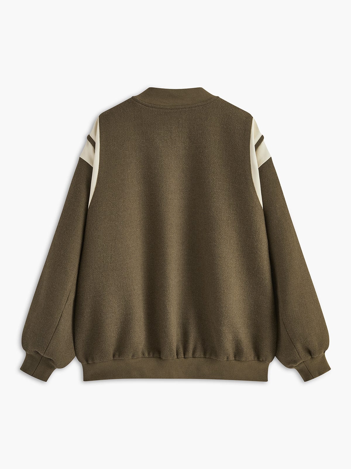 Veste College Oversize À Manches Contrastées pour Femme | Idéale pour Un Style Décontracté