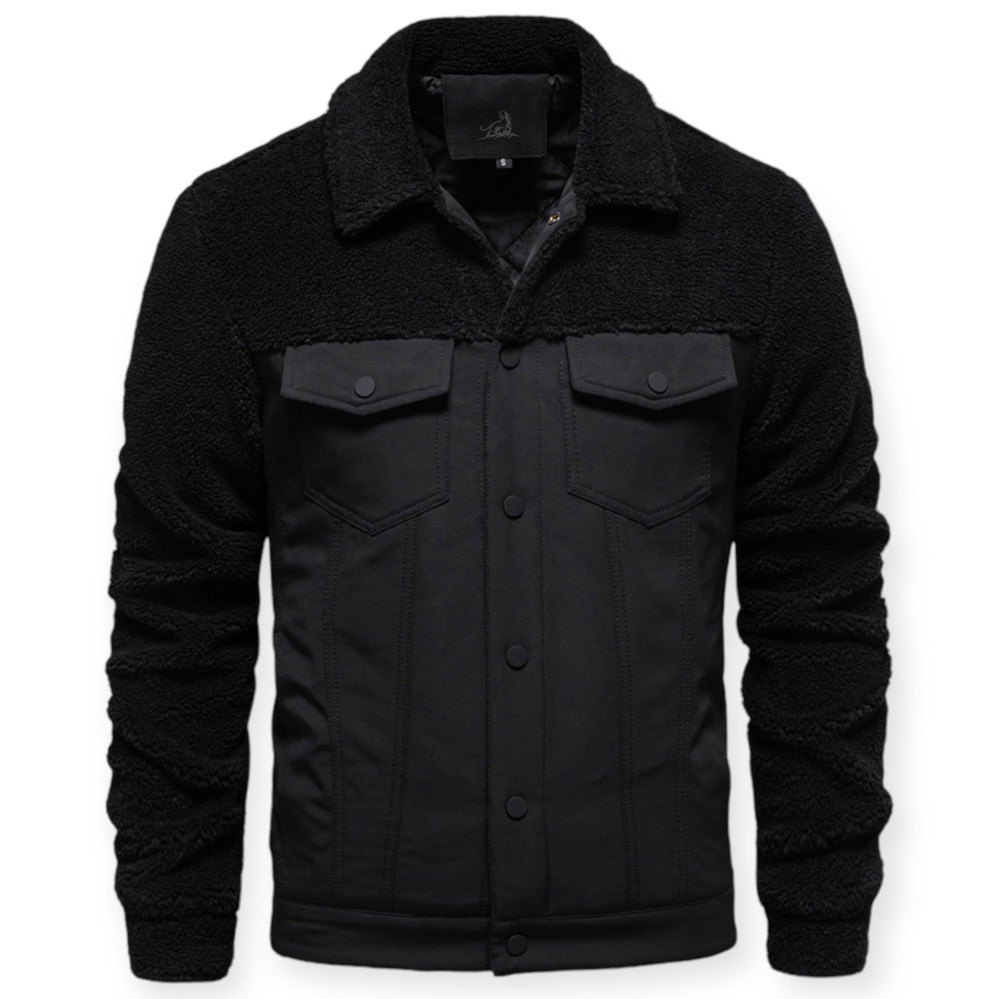 Veste Isolée avec Doublure Et Fermeture À Pression pour Hommes | Idéale pour Les Journées Froides
