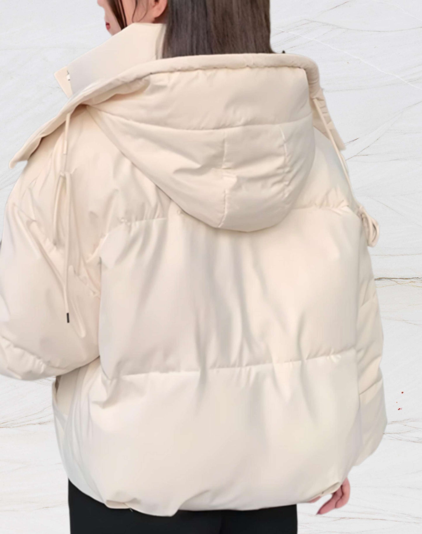 Veste D’Hiver Matelassée avec Capuche pour Femme | Idéale pour La Saison Froide