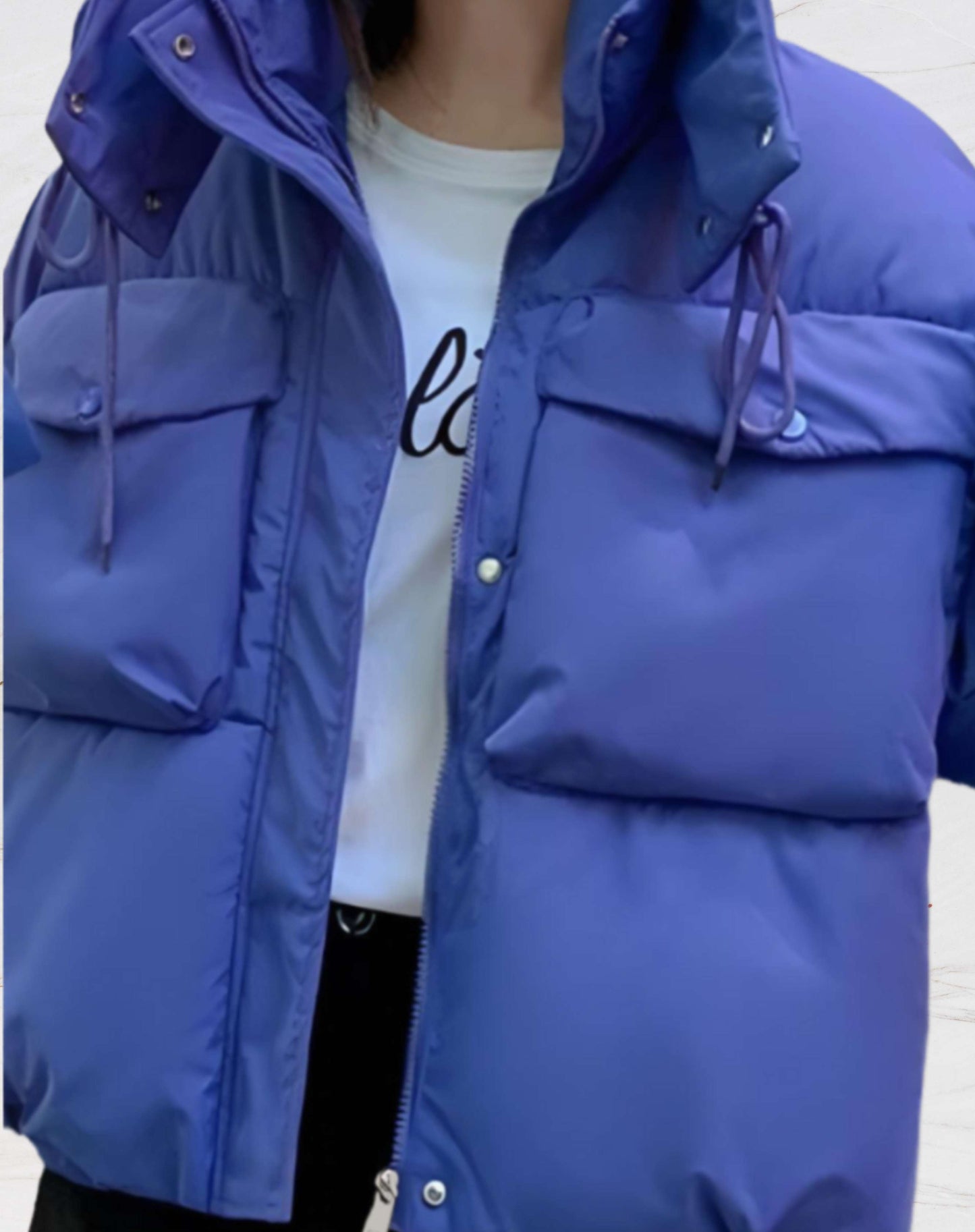 Veste D’Hiver Matelassée avec Capuche pour Femme | Idéale pour La Saison Froide