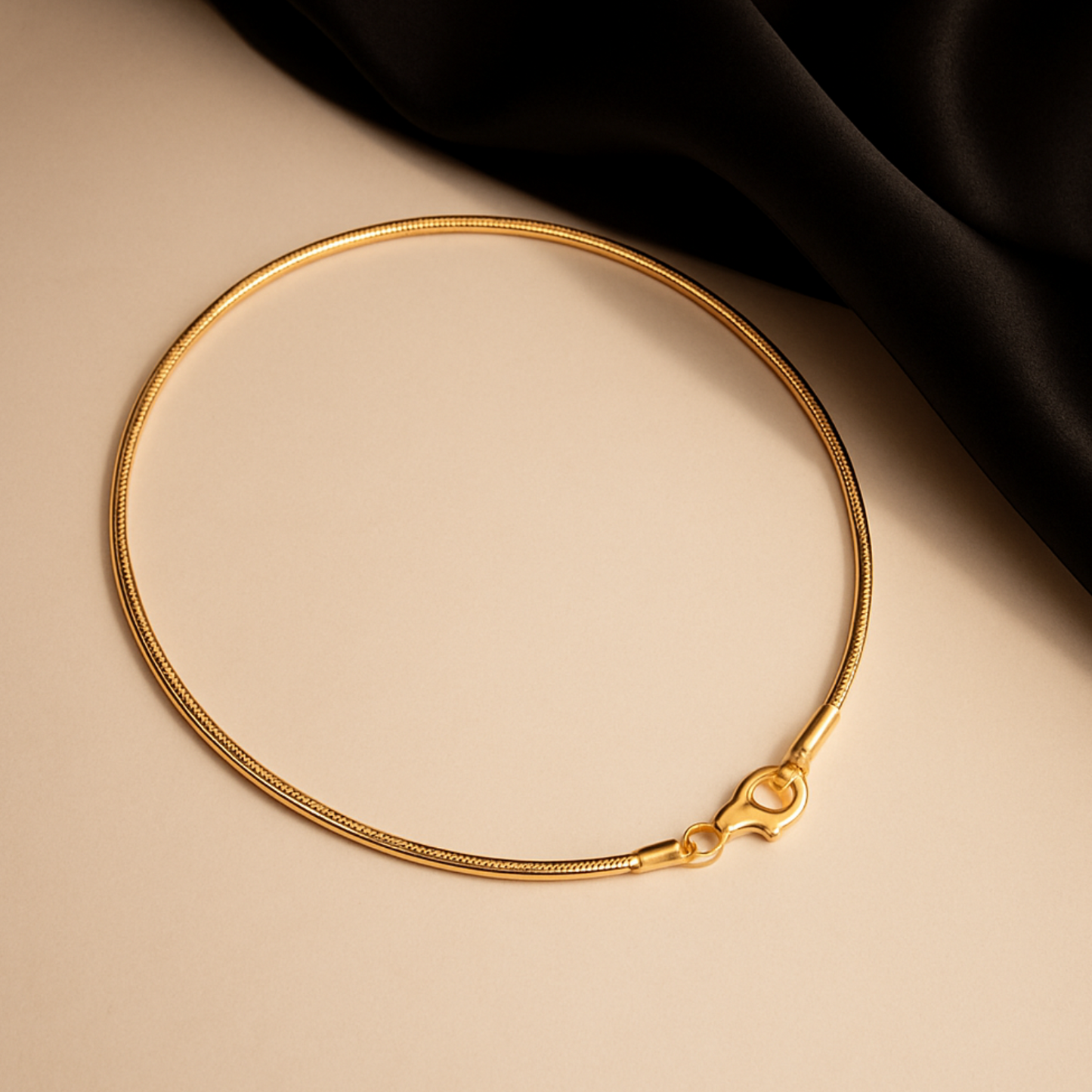 Bracelet Minimaliste Avec Fermoir Serpent pour Unisexe | Idéal pour Un Usage Quotidien