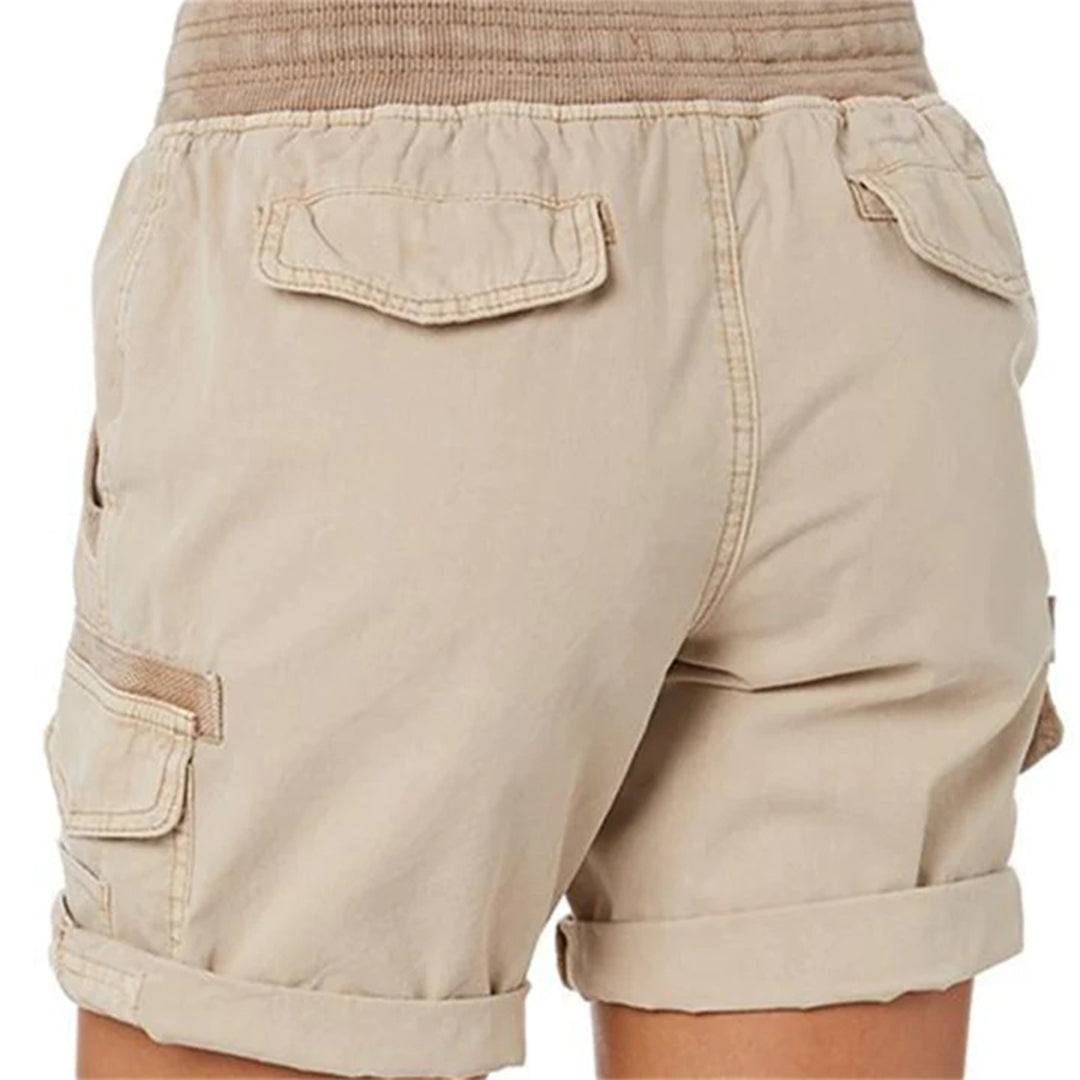 Short Cargo avec Multiples Poches pour Femme | Idéal pour l'Été