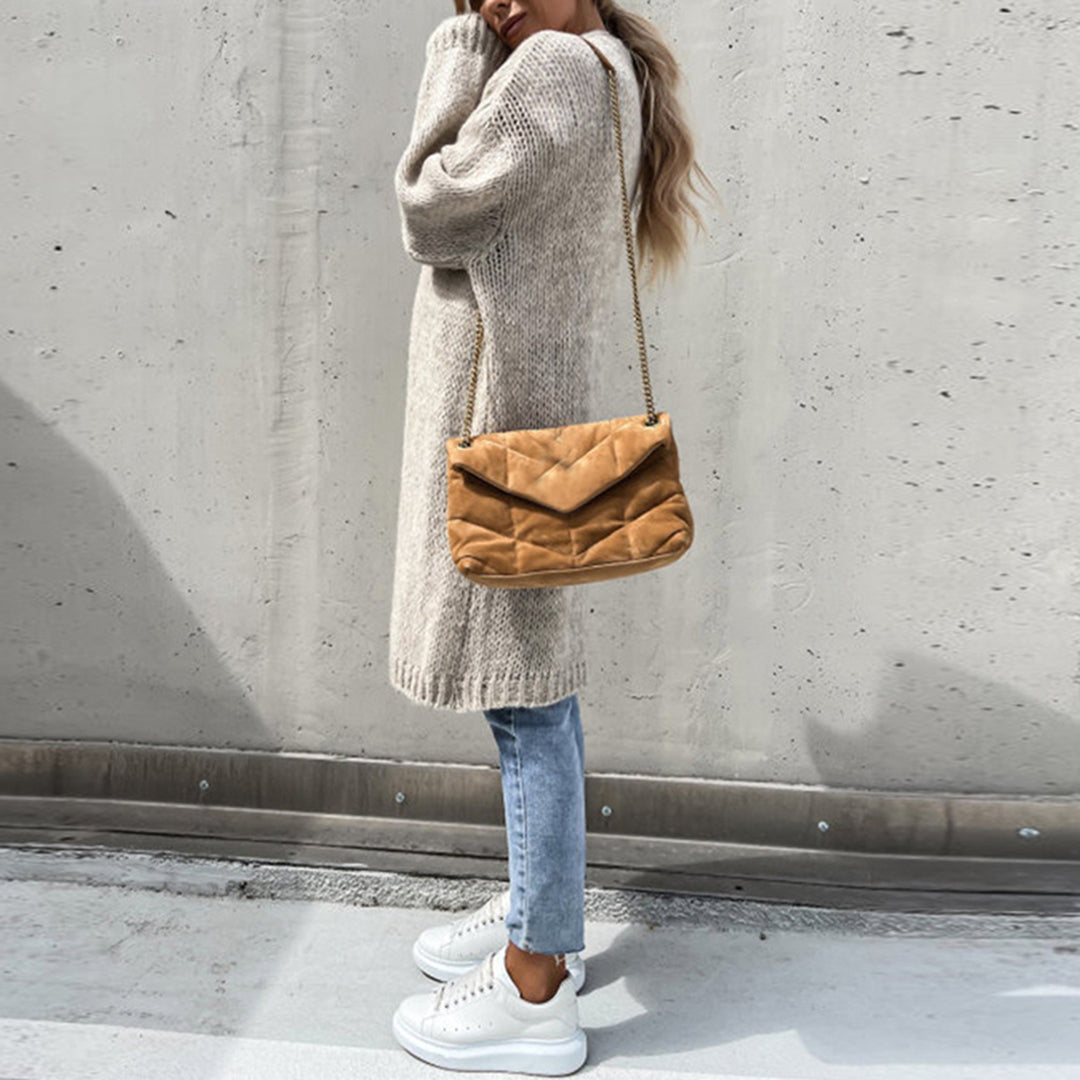 Gilet Long avec Coupe Décontractée pour Femmes | Idéal pour l'Hiver