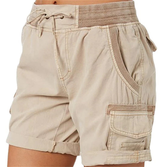 Short Cargo avec Multiples Poches pour Femme | Idéal pour l'Été