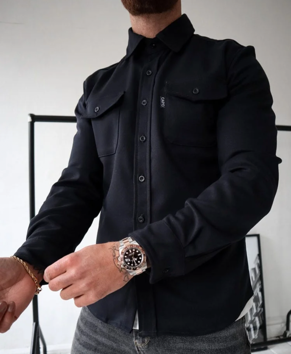 Chemise À Manches Longues avec Coupe Classique pour Homme | Idéale pour L’Automne