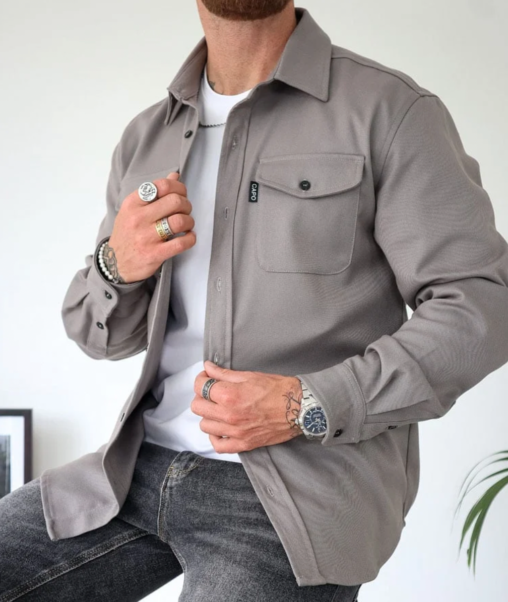 Chemise À Manches Longues avec Coupe Classique pour Homme | Idéale pour L’Automne