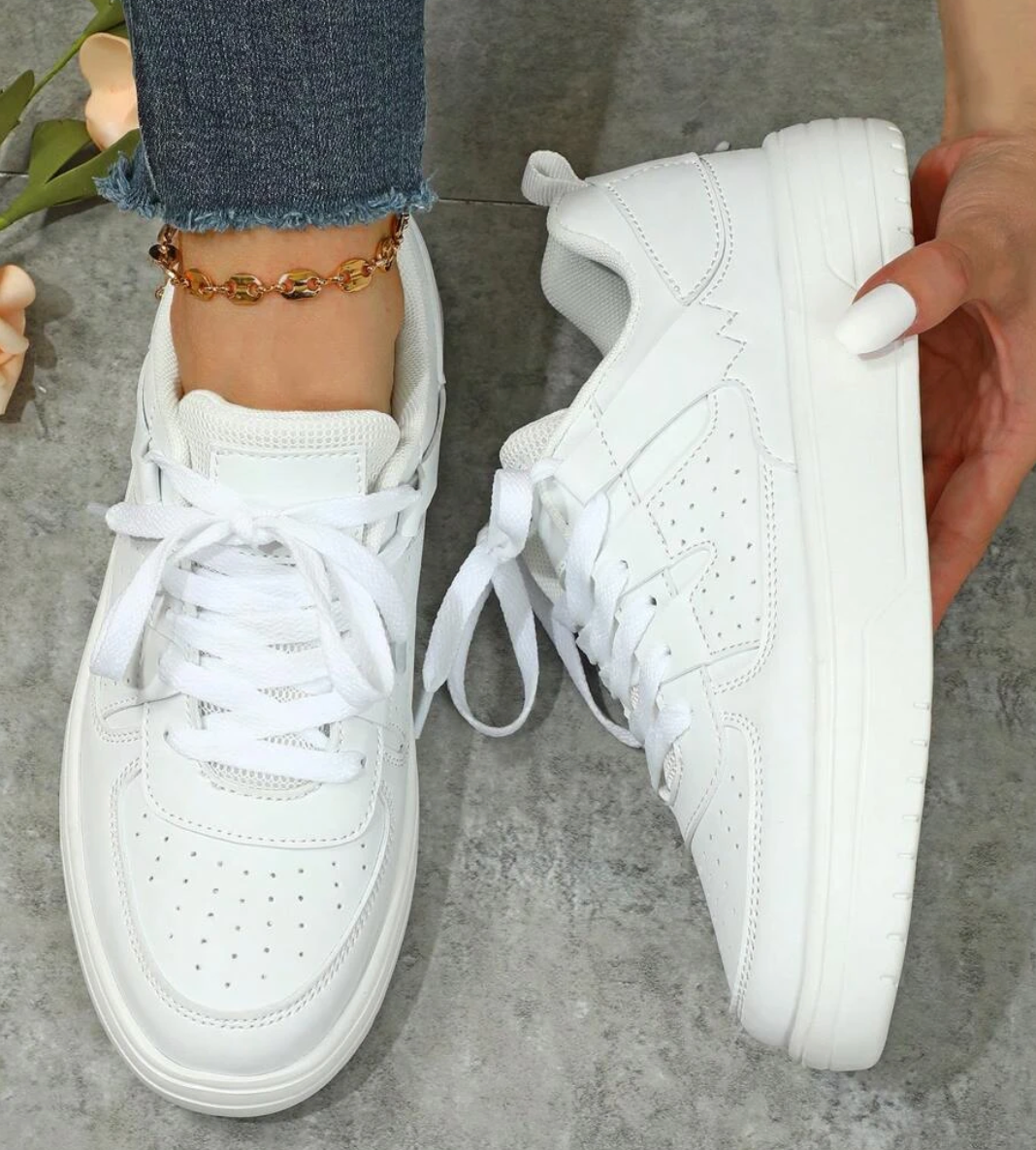Baskets Basses avec Fermeture à Lacets pour Adultes | Idéales pour une Tenue Décontractée