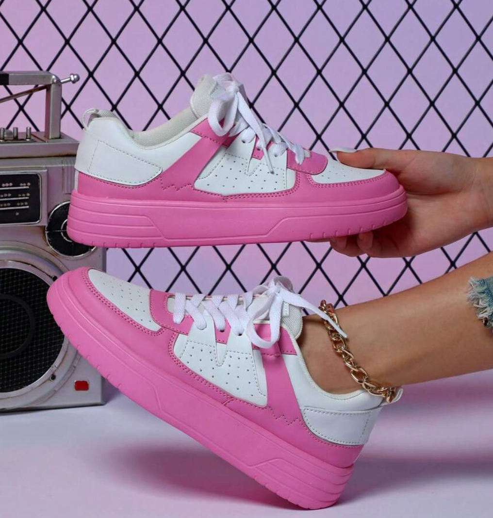 Baskets Basses avec Fermeture à Lacets pour Adultes | Idéales pour une Tenue Décontractée