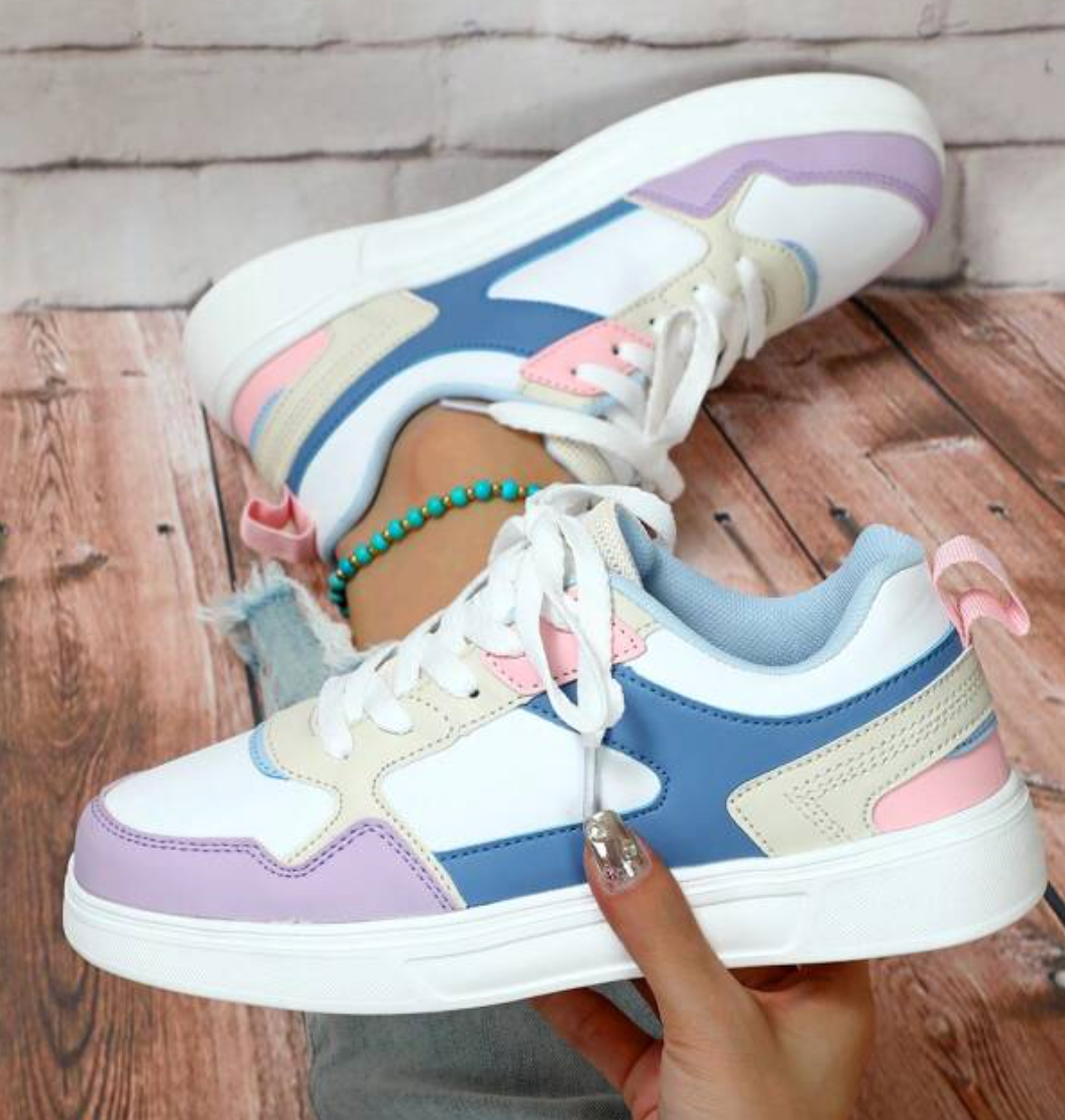Baskets Basses avec Fermeture à Lacets pour Adultes | Idéales pour une Tenue Décontractée