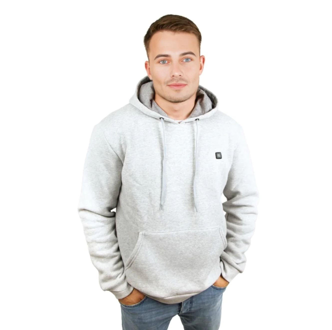 Sweat à Capuche Chauffant avec Commande Intégrée pour Homme | Idéal pour Temps Froid en Extérieur