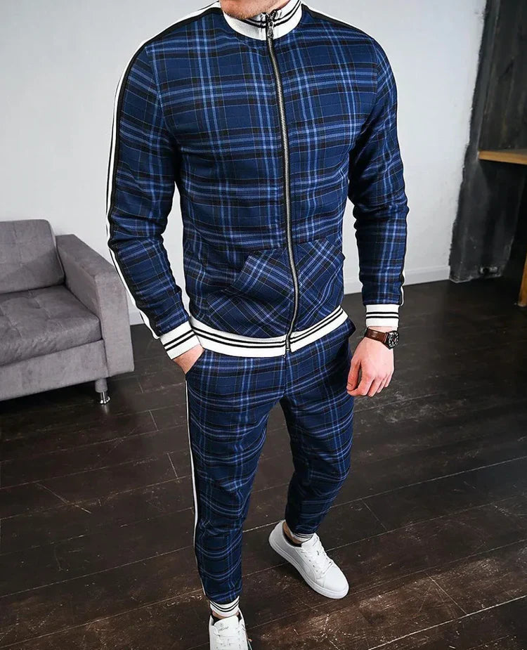 Ensemble Deux Pièces pour Homme avec Haut et Pantalon Coordonnés | Idéal pour les Sorties Décontractées
