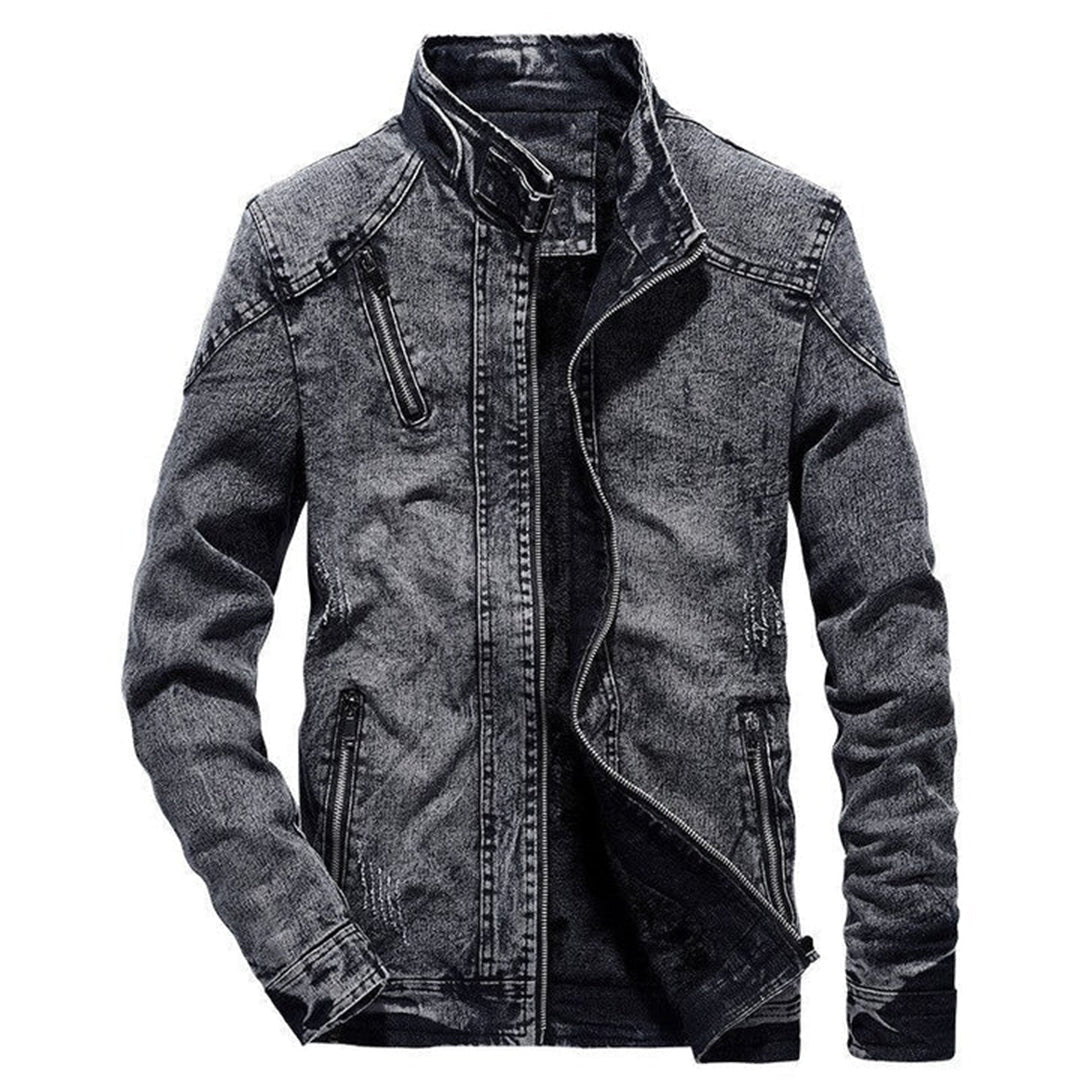Veste Courte avec Col Montant pour Homme | Idéale pour Automne et Printemps