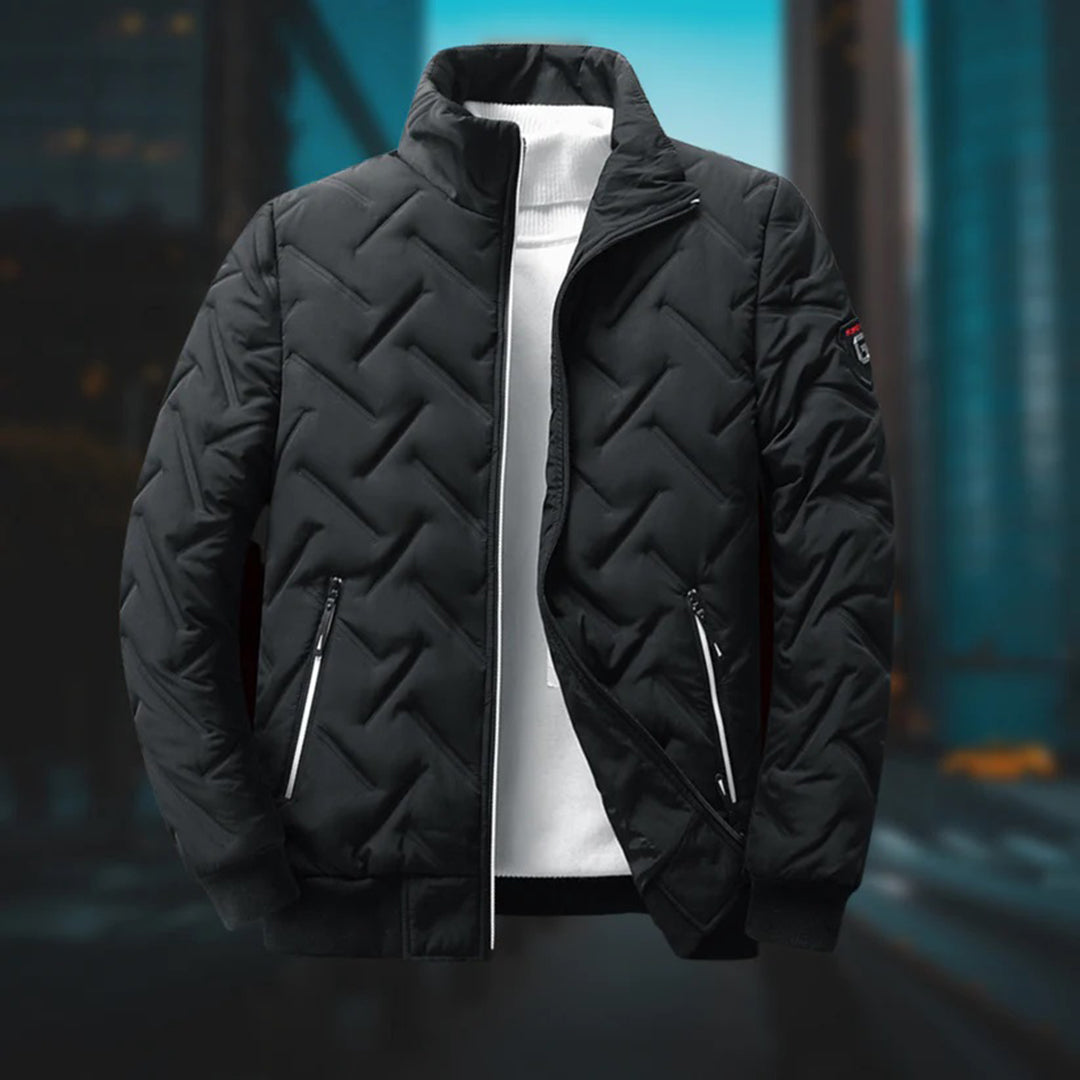 Blouson Bomber Matelassé avec Col Montant pour Homme | Idéal pour Automne et Hiver