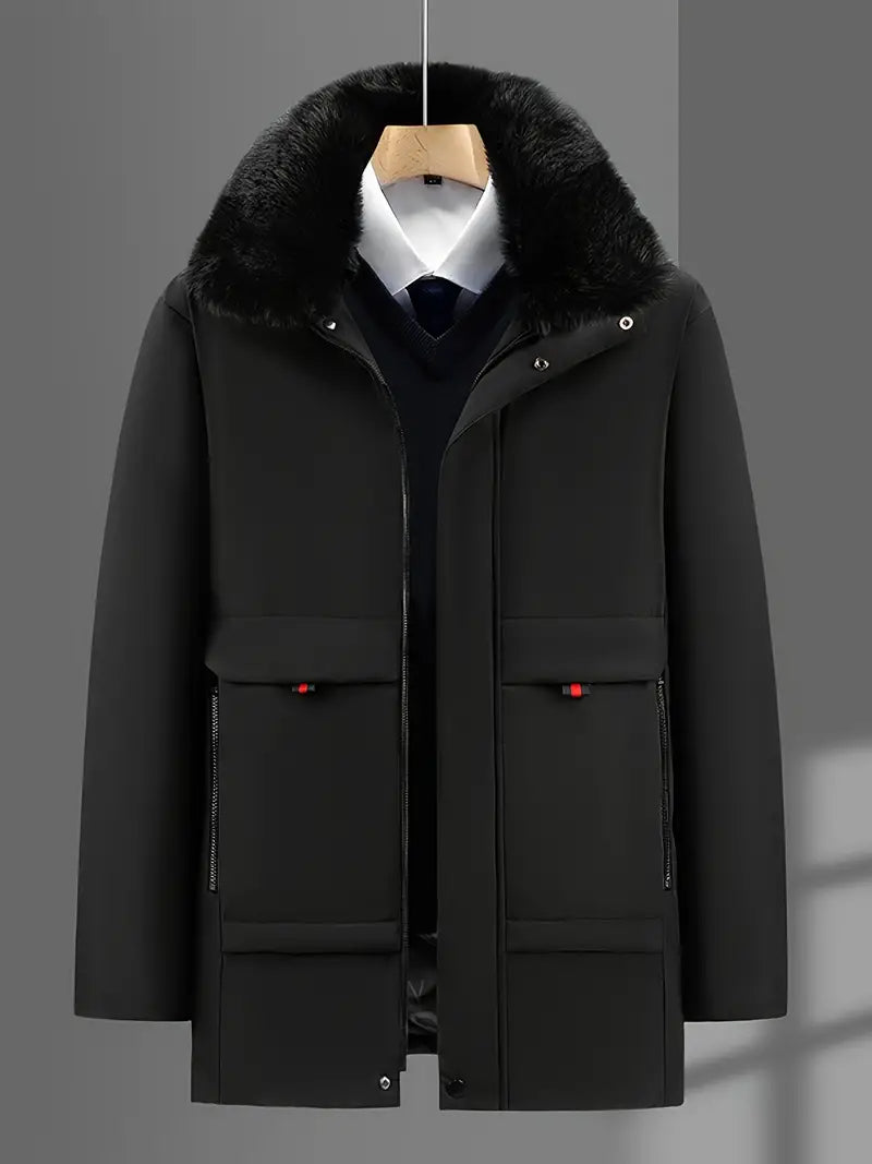 Parka avec Capuche Ajustable pour Hommes | Idéal pour Les Journées Froides