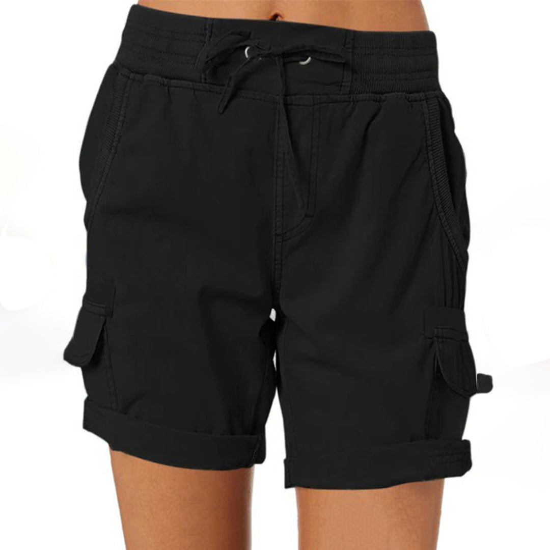 Short Cargo avec Multiples Poches pour Femme | Idéal pour l'Été