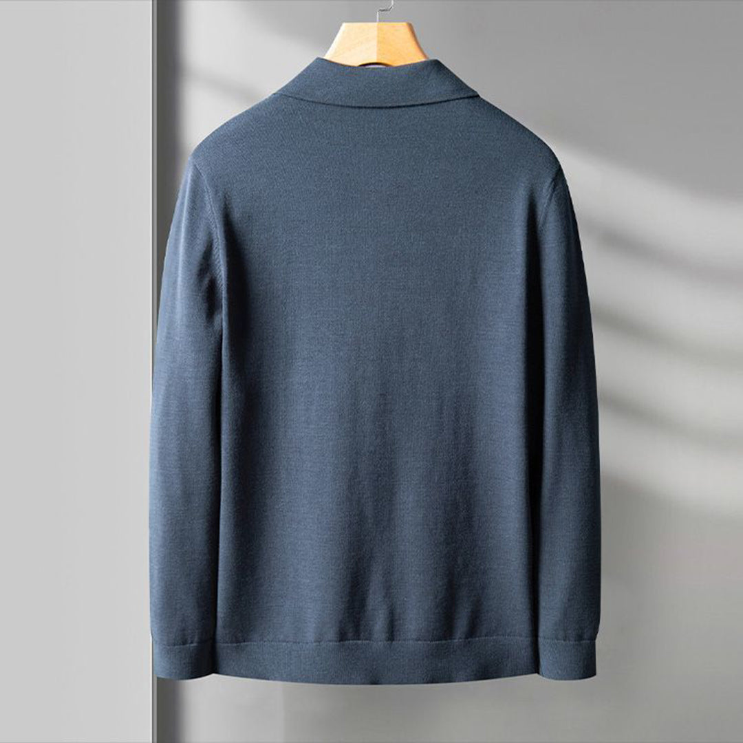 Blazer à Rayures Fines avec Col à Revers pour Homme | Idéal pour Bureau et Occasions Formelles